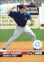 2008 Stadium Club First Day Issue Unnumbered #121 Matt Tolbert