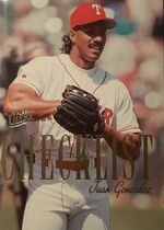 1996 Ultra Checklists Series 1 #3 Juan Gonzalez