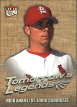 2001 Ultra Tomorrows Legends #1TL Rick Ankiel
