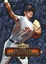 2007 Fleer Rookie Sensations #RS-JV Justin Verlander