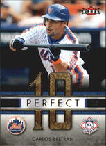 2007 Fleer Perfect 10 #PA-CB Carlos Beltran