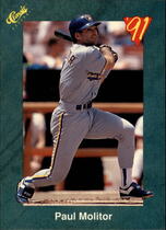 1991 Classic III #T60 Paul Molitor