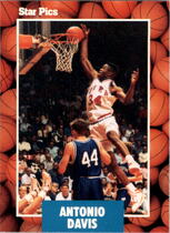 1990 Star Pics College Top Picks #3 Antoino Davis