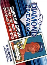 2011 Topps Diamond Giveaway Unredeemed Series 1 #TDG-1 Mickey Mantle