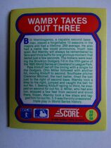 1988 Score Great Moments in Baseball Magic Motion Trivia #55 Bill Wambsganss