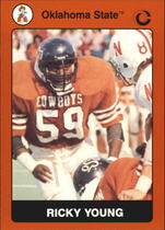 1991 Collegiate Collection Oklahoma State #59 Ricky Young