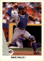 1990 Leaf Base Set #166 Dave Valle