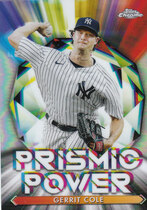 2021 Topps Chrome Prismic Power #PP-5 Gerrit Cole