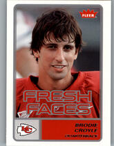 2006 Fleer Fresh Faces #FR-CR Brodie Croyle