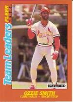 1988 Fleer Team Leaders #38 Ozzie Smith