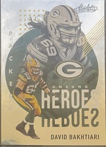2021 Panini Absolute Unsung Heroes #UH1 David Bakhtiari