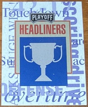 1993 Playoff Headliners Redemption #NNO Headliner