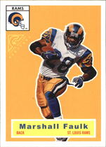 2000 Topps Gallery Heritage #H1 Marshall Faulk