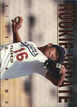 1995 Fleer Update Rookie Update #7 Hideo Nomo