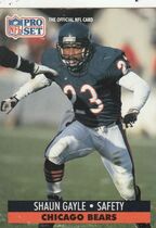 1991 Pro Set Base Set #455 Shaun Gayle