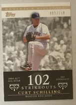 2007 Topps Moments and Milestones - Schilling #92-102 Curt Schilling