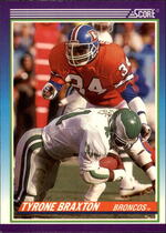 1990 Score Base Set #474 Tyrone Braxton