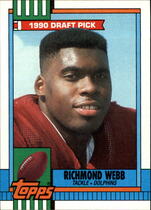 1990 Topps Base Set #316 Richmond Webb