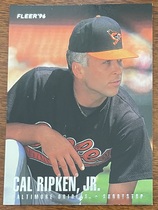 1996 Fleer Orioles #15 Cal Ripken Jr.