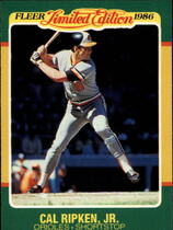 1986 Fleer Limited Edition #36 Cal Ripken Jr.