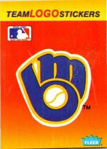 1991 Fleer Team Logo Stickers #NNO Brewers