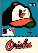 1981 Fleer Team Logo Stickers #NNO Orioles