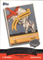 2004 Topps Fall Classic Covers #FC1931 1931 World Series