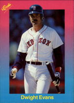 1989 Classic Travel Edition Light Blue Series #44 Dwight Evans