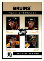 2001 Upper Deck Vintage #26 Bill Guerin|Sergei Samsonov|Joe Thornton|Byron DeFoe