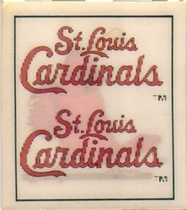 1987 Sportflics Team Inserts #32 St. Louis Cardinals