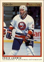 1990 O-Pee-Chee OPC Premier #64 Craig Ludwig