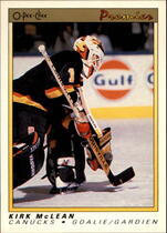 1990 O-Pee-Chee OPC Premier #70 Kirk McLean