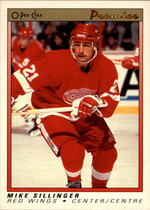 1990 O-Pee-Chee OPC Premier #107 Mike Sillinger