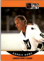 1990 Pro Set Base Set #654 Gordie Howe