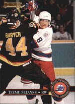 1995 Donruss Base Set #100 Teemu Selanne