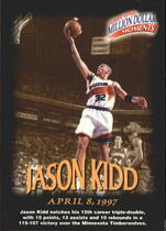 1997 Fleer Million Dollar Moments #15 Jason Kidd