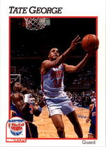 1991 NBA Hoops Base Set #400 Tate George