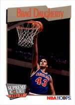 1991 NBA Hoops Base Set #457 Brad Daugherty