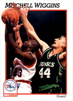 1991 NBA Hoops Base Set #415 Mitchell Wiggins