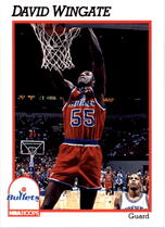 1991 NBA Hoops Base Set #448 David Wingate