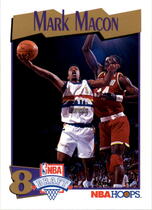 1991 NBA Hoops Base Set #553 Mark Macon