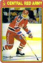 1990 O-Pee-Chee OPC Red Army Inserts #20R Pavel Kostichkin