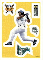 1997 Upper Deck Collectors Choice Stick'Ums Retail (No Number) #NNO Gary Sheffield