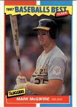 1987 Fleer Sluggers/Pitchers Baseballs Best #26 Mark McGwire
