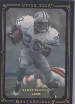 2008 Upper Deck Masterpieces Framed Black #5 Barry Sanders