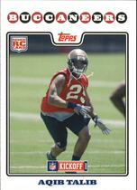 2008 Topps Kickoff #220 Aqib Talib