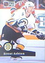 1991 Pro Set Base Set #352 Brent Ashton