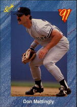 1991 Classic Base Set #T33 Don Mattingly