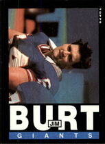 1985 Topps Base Set #112 Jim Burt