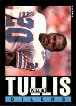 1985 Topps Base Set #256 Willie Tullis